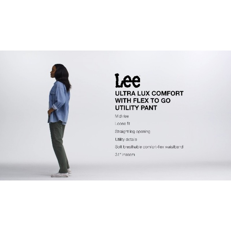 Lee 여성용 Ultra Lux Comfort with Flex-to-go 유틸리티 팬츠