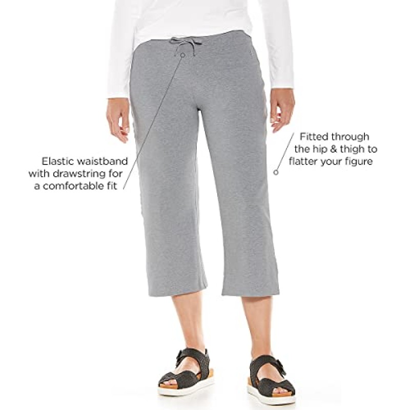 Coolibar UPF 50+ 여성용 Windley Beach Capris - 자외선 차단