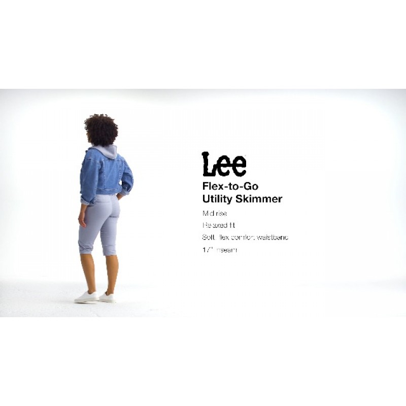 Lee 여성용 Flex-to-go 유틸리티 카프리 팬츠