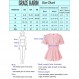 GRACE KARIN Womens 랩 탑 V 넥 아일렛 탑 프릴 슬리브 Peplum 블라우스 2023 여름 캐주얼 T 셔츠