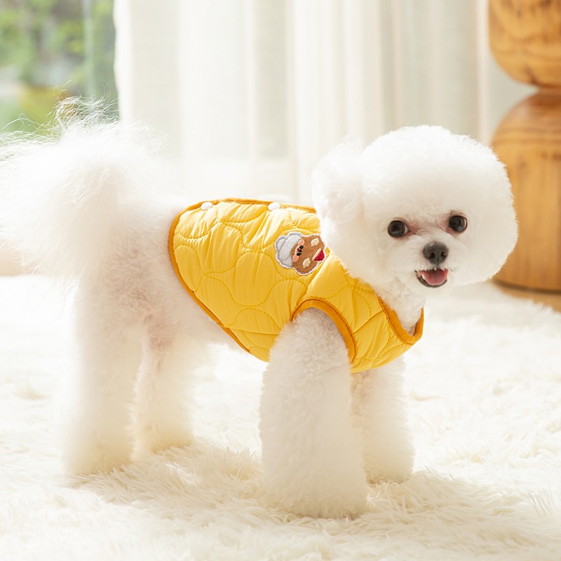 2022 새로운 조끼 애완 동물 강아지 의류 겨울 테디 Bichon Pomeranian 작은 강아지 고양이 가을, 겨울 스타일