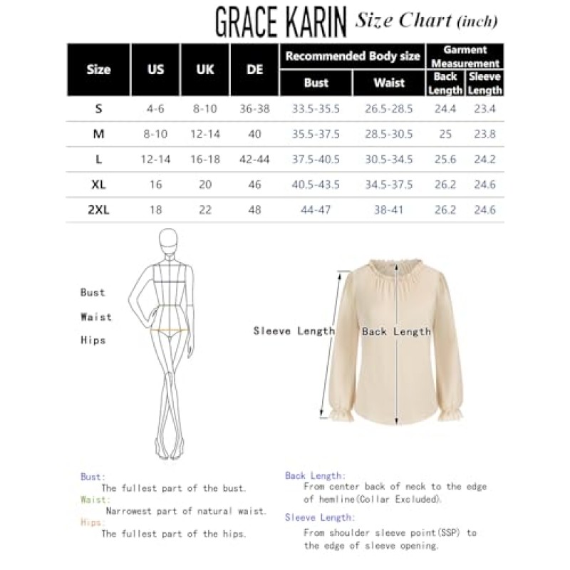 GRACE KARIN 여성 작업 쉬폰 블라우스 캐주얼 탱크탑 반소매 캐쥬얼 셔츠 레이스 루즈핏…