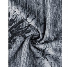 Timeson 여성용 3/4 슬리브 튜닉 탑 꽃무늬 드레시 블라우스 캐주얼 메쉬 롱 셔츠