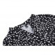 Zattcas 여성 꽃무늬 프린트 튜닉 셔츠 3/4 롤 슬리브 노치 넥 튜닉 탑