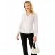 GRACE KARIN 여성용 버튼 다운 셔츠 Peplum Tops 긴 소매 작업 블라우스 칼라 셔츠 Dressy Top