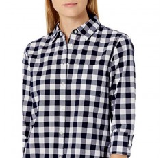 Amazon Essentials 여성 클래식핏 3/4 소매 포플린 셔츠