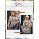 Eytino 여성 플러스 사이즈 Boho 꽃 프린트 탑 캐주얼 V 넥 긴 소매 Drawstring 블라우스 셔츠(1X-5X)