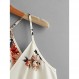 Verdusa 여성용 민소매 랩 캐미 탑 꽃무늬 프린트 V 넥 드레이프 블라우스