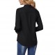 TOLOVIC 링클 프리 여성용 버튼 다운 셔츠 여성용 긴 소매 스트레치 비즈니스 오피스 공식 작업 블라우스 탑