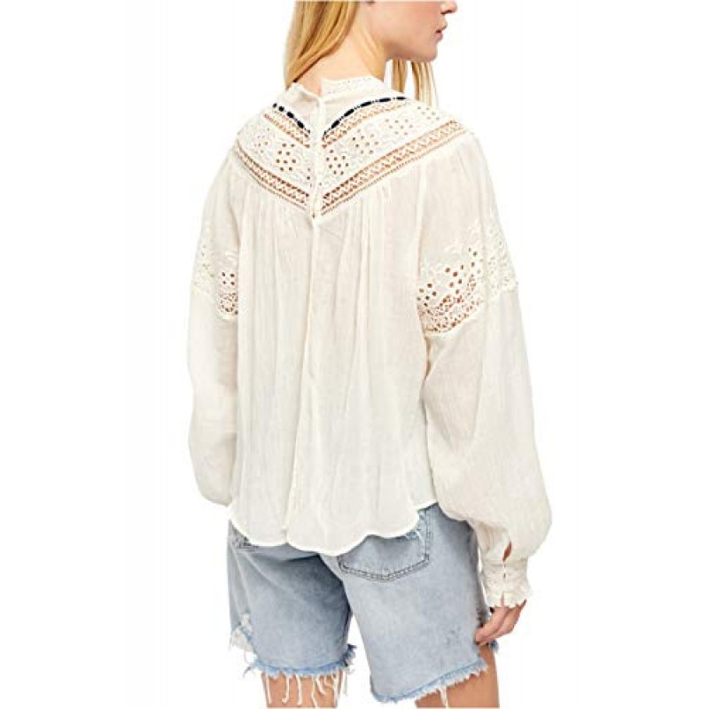 Free People 여성 Abigail 빅토리아 탑