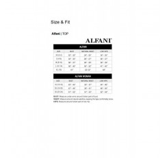 Alfani 여성용 타이 프론트 풀오버 블라우스, 블랙, X-라지