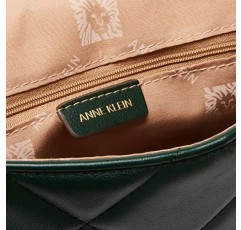 Anne Klein 퀼팅 숄더백, 에버그린