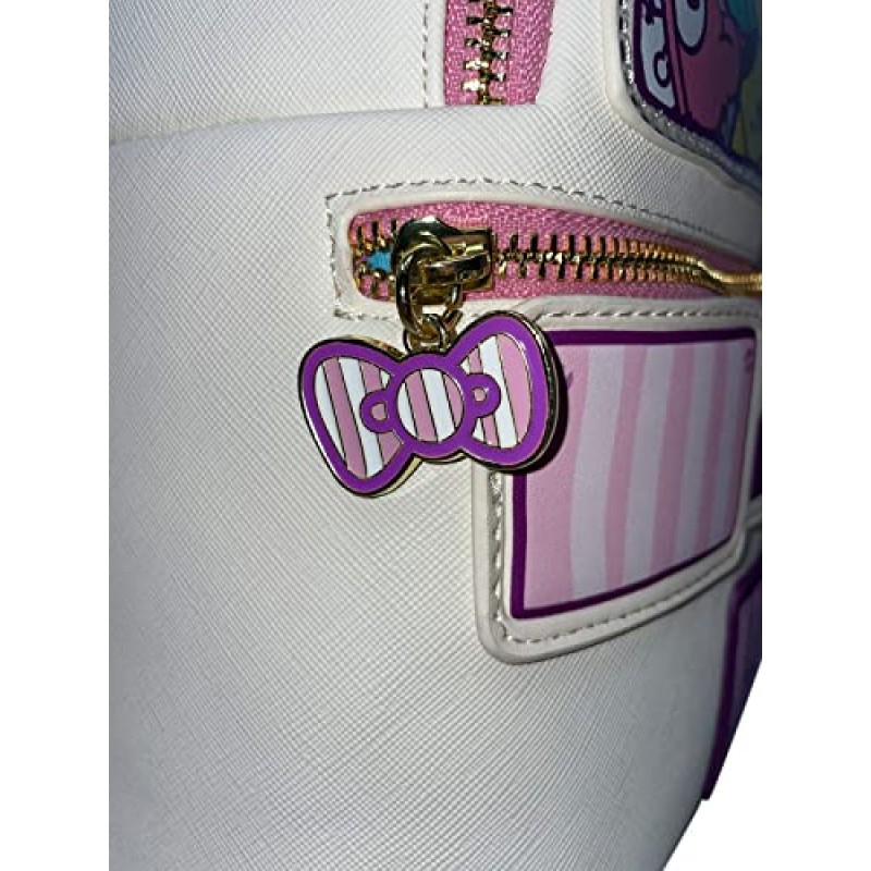 Loungefly Sanrio 헬로 키티와 친구들 클로 머신 여성용 더블 스트랩 숄더백 지갑
