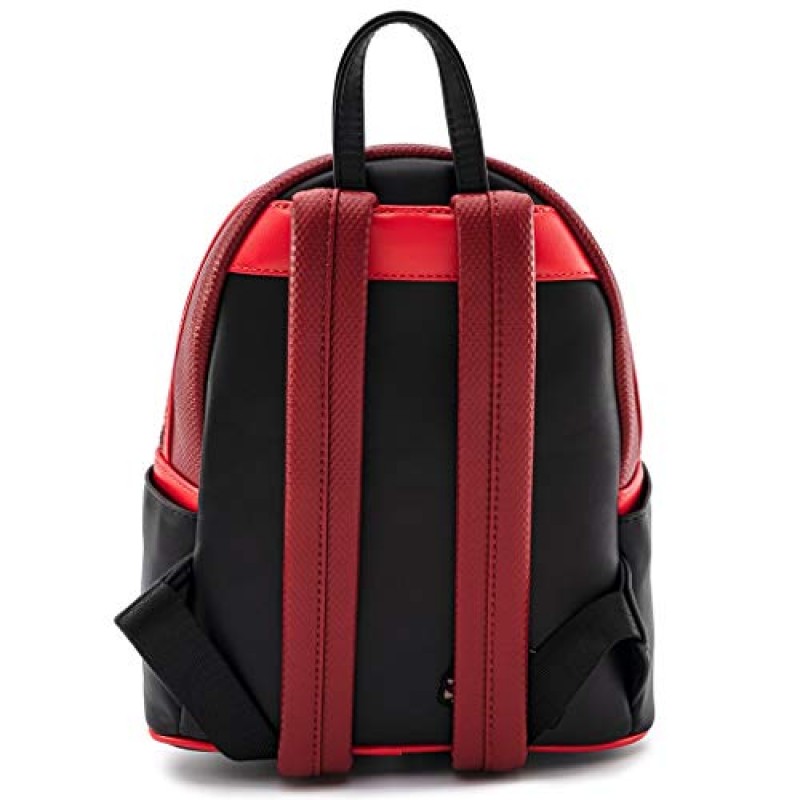 Loungefly Deadpool Merc with a Mouth Cosplay 여성용 더블 스트랩 숄더백 지갑