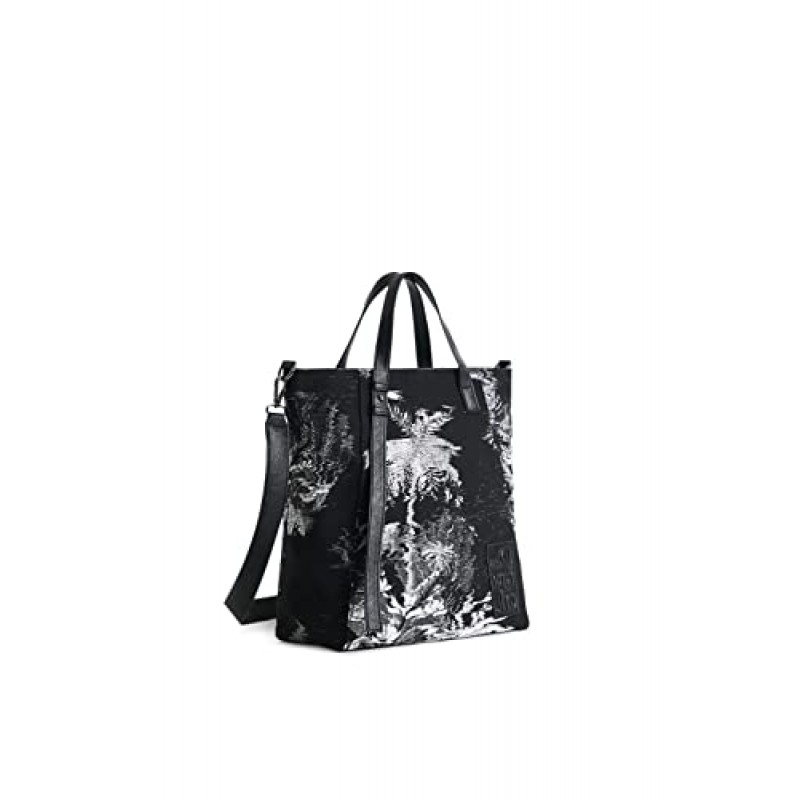 Desigual 액세서리 패브릭 쇼핑백, 블랙