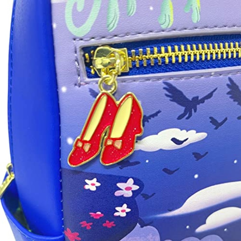Loungefly 독점 Wizard of Oz Chibi 더블 스트랩 숄더백