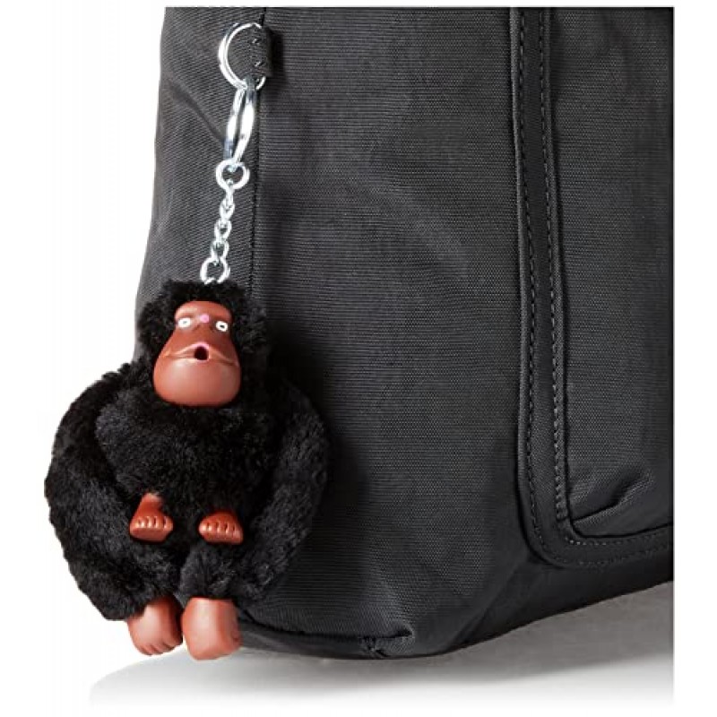 Kipling 여성용 Eleva 숄더, 패셔너블하고 스타일리시하며 탈부착 및 조절 가능한 스트랩, 나일론 여행용 가방, 블랙 톤
