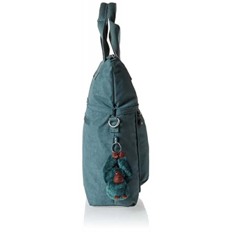 Kipling 여성용 Eleva 숄더, 패셔너블하고 스타일리시하며 탈부착 가능하고 조절 가능한 스트랩, 나일론 여행용 가방, 라이트 알로에 토날