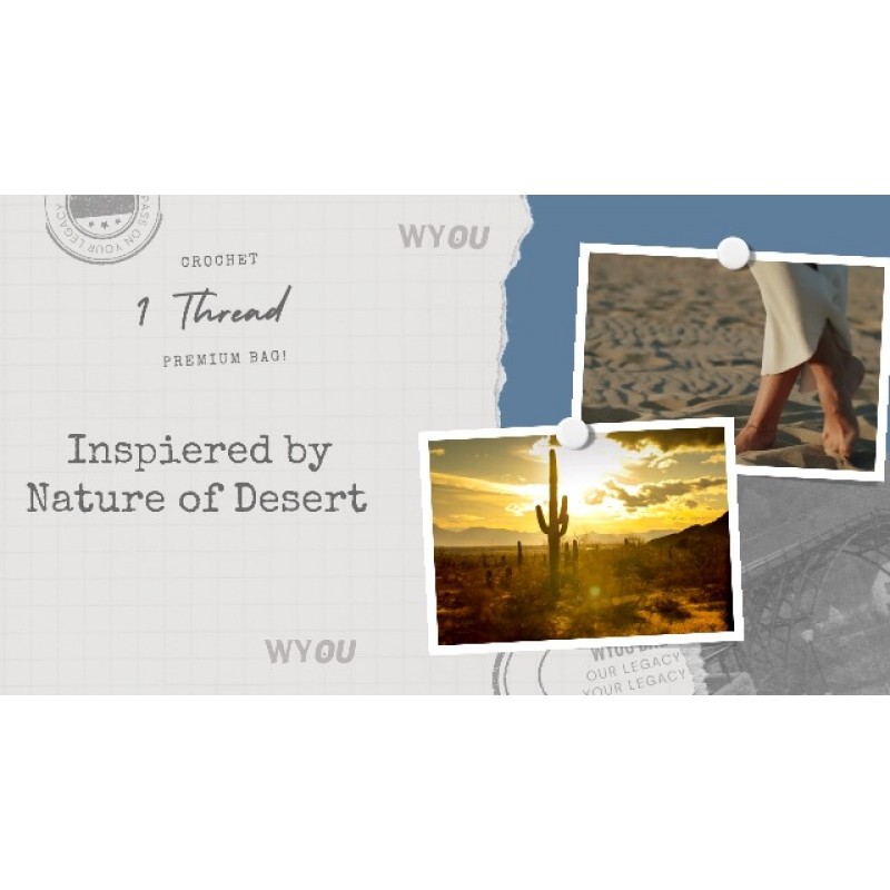 Wayuu 보호 시크 컬렉션 디자이너 핸드 우븐 크로셰 토트백