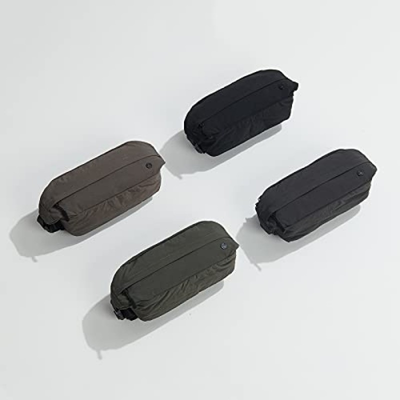 Purevave 워시드 나일론 남성용 소형 슬링백, 남성용 크로스바디 백, 남성용 슬링백 크로스바디 2.5L