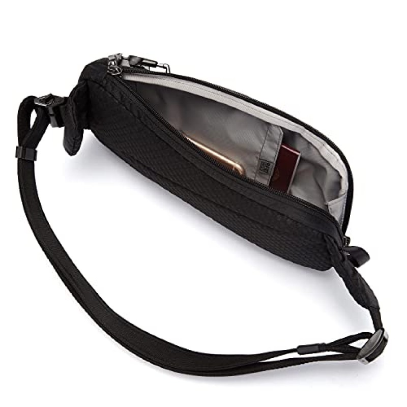 Pacsafe Vibe 150 2.5리터 도난 방지 슬링 팩, 블랙