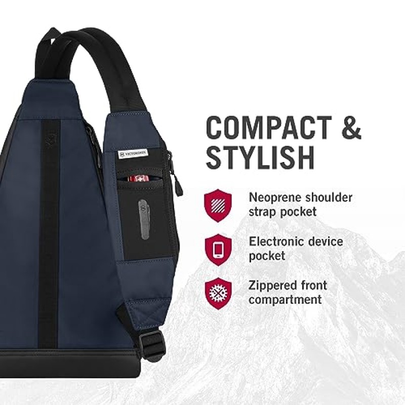 Victorinox Altmont 오리지널 이중 구획 모노슬링 블루 컬러