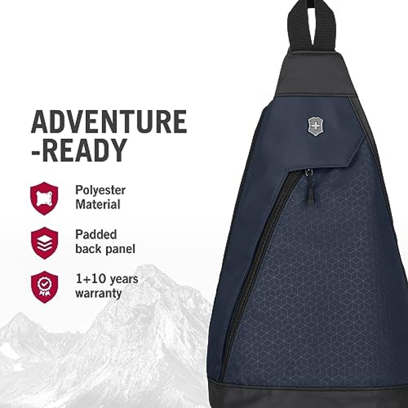 Victorinox Altmont 오리지널 이중 구획 모노슬링 블루 컬러