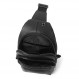 Kkmilamila 1PCS 정품 가죽 작은 배낭 슬링 가방 USB 충전 포트 및 1pcs 카드 홀더 지갑과 ​​가슴 가방 어깨 가방.