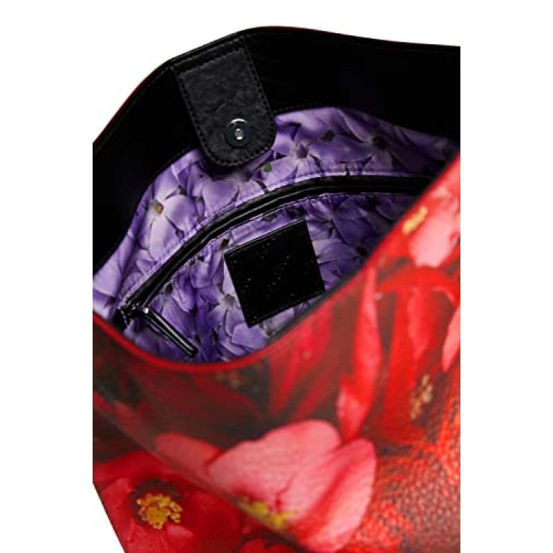 Desigual 남성 캐주얼 숄더백, 레드, U 미국