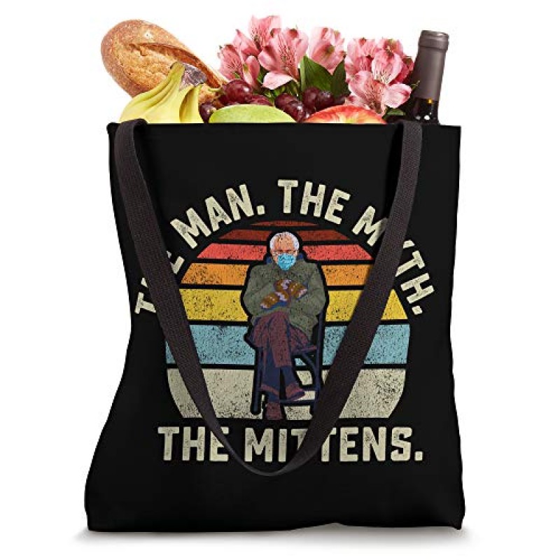 The Man The Myth the Mittens 버니 샌더스 Mood Meme 토트백