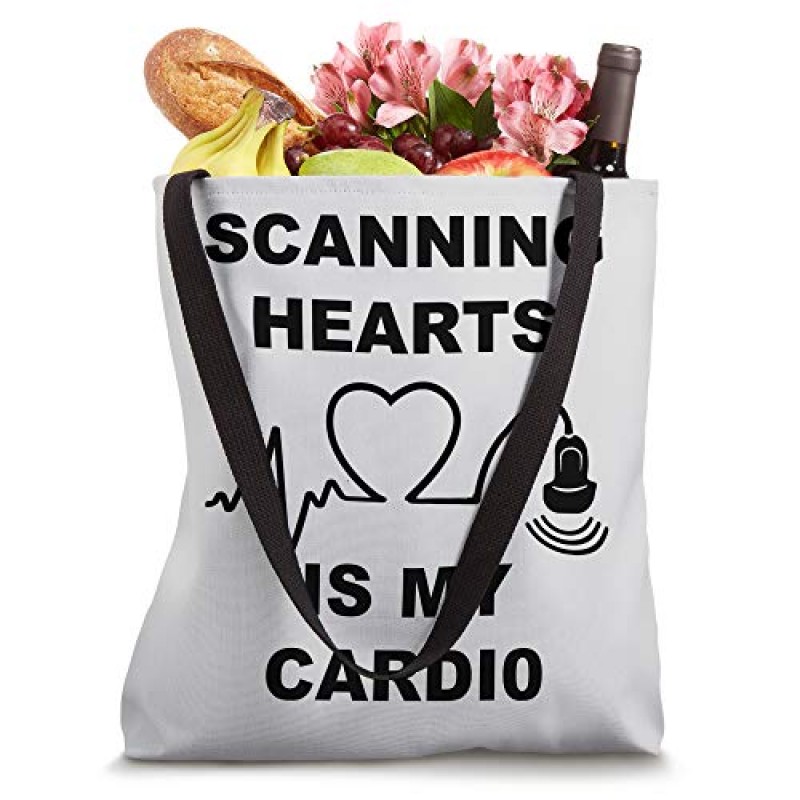 Cardiac Sonographer Echo Tech 스캐닝 하트는 나의 심장 강화 토트 백입니다.