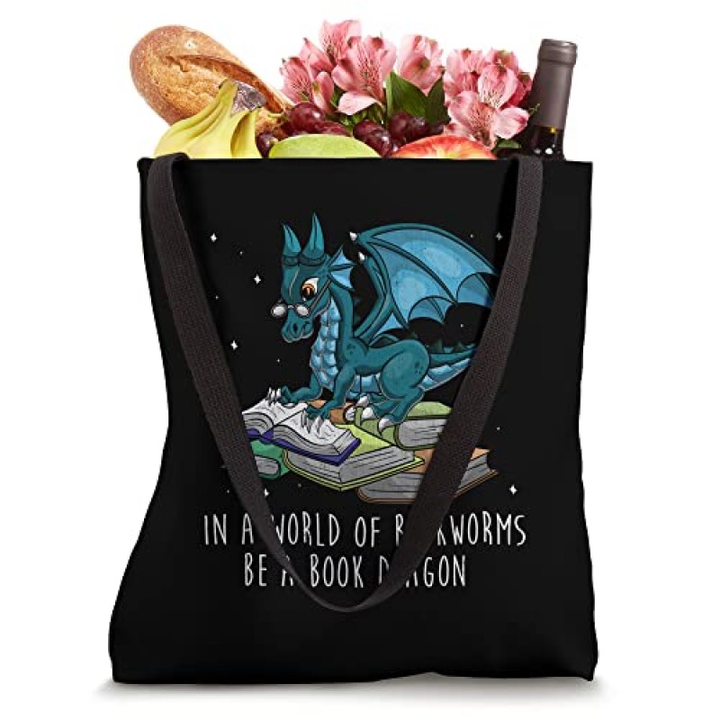 책벌레가 가득한 세상에서 Be A Book Dragon 토트백