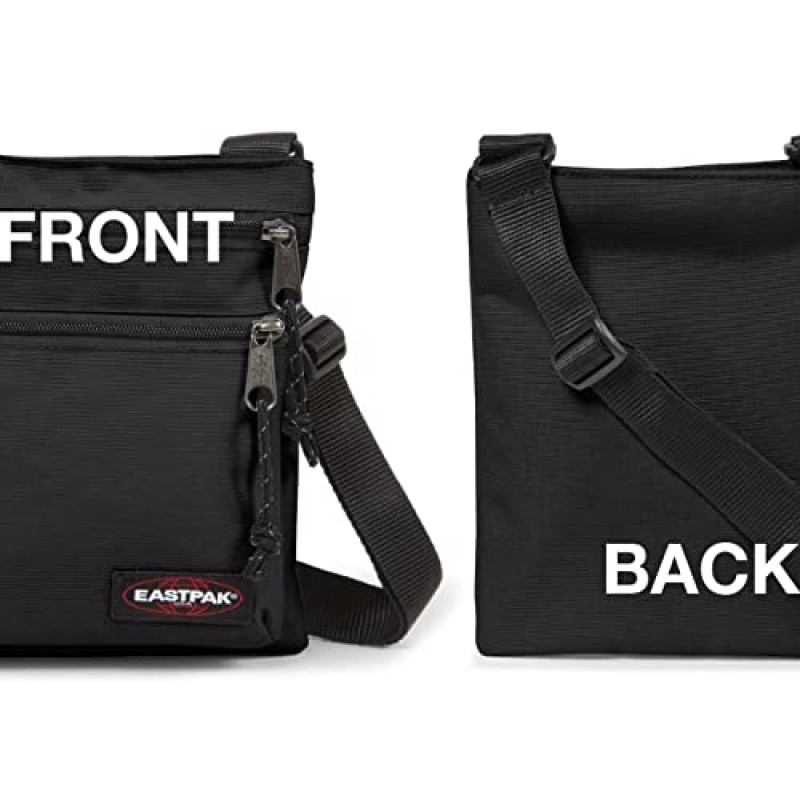 Eastpak Rusher 숄더백 - 열쇠, 지갑, 헤드폰 등을 보관할 수 있는 보관함 - 블랙