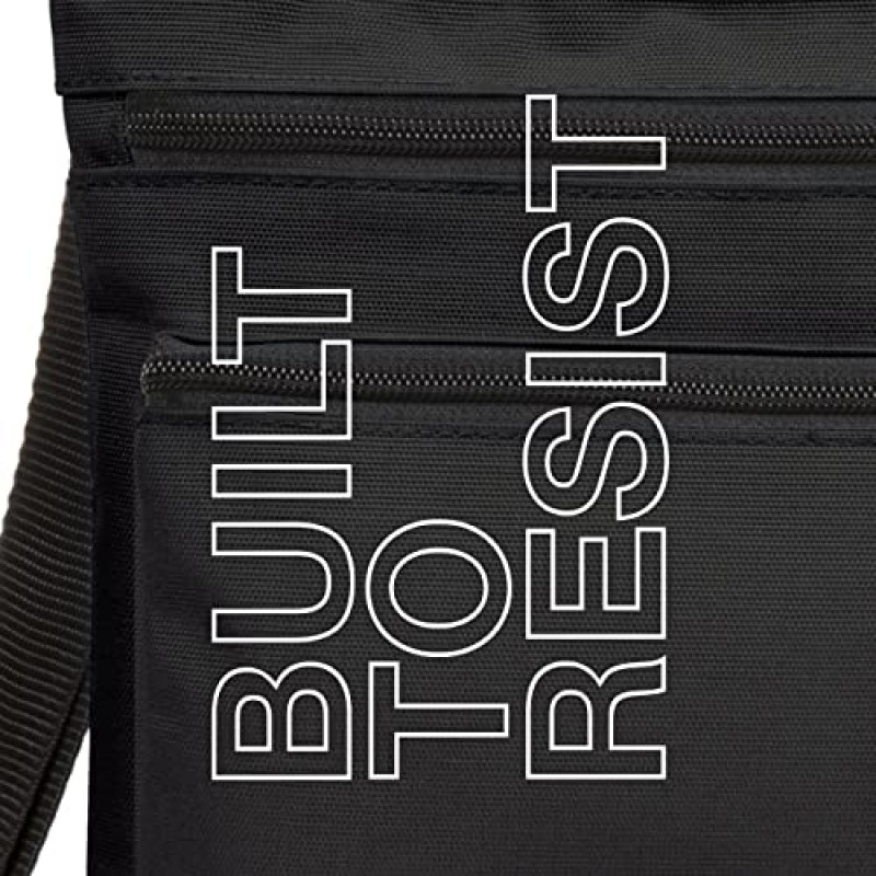 Eastpak Rusher 숄더백 - 열쇠, 지갑, 헤드폰 등을 보관할 수 있는 보관함 - 블랙