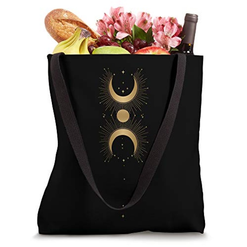 Witchy Moon Phase 보헤미안 연금술 천상의 토트 백