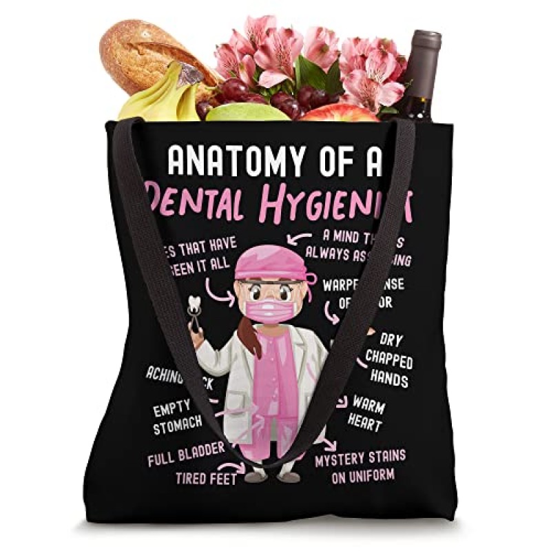 치과 위생사 해부학 토트 백