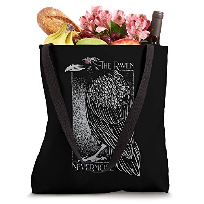 Edgar Allan Poe Nevermore Quoth The Raven 토트 백