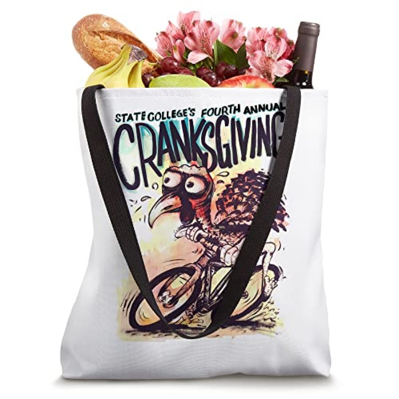 Cranksgiving State College PA 제4회 연례 행사 토트백