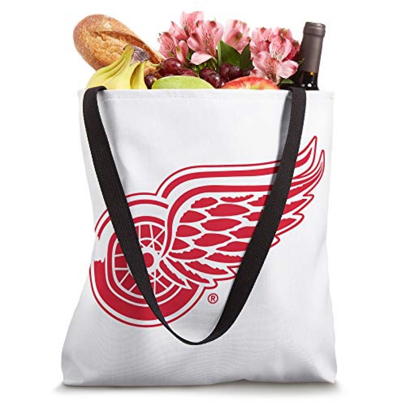 NHL 디트로이트 레드 윙스 팀 로고 비치 토트 백