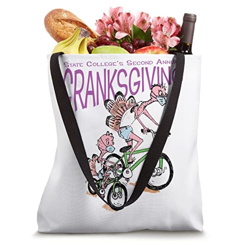 Cranksgiving State College PA 제2회 연례 행사 토트백