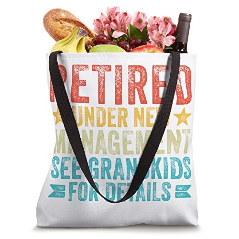 새로운 경영진에 은퇴 재미있는 은퇴 See Grandkids Tote Bag