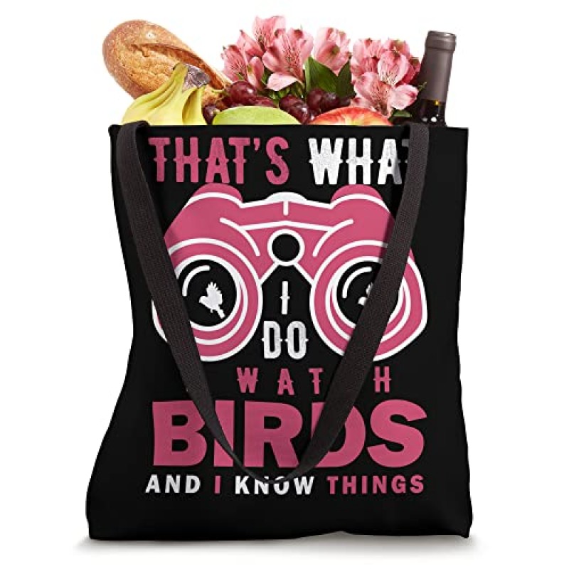 그게 내가 하는 일이야 I watch Birds and I things - 조류 관찰 토트백