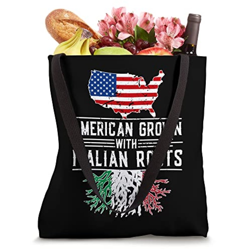 American Grown Italian Roots Pride Italy 토트백