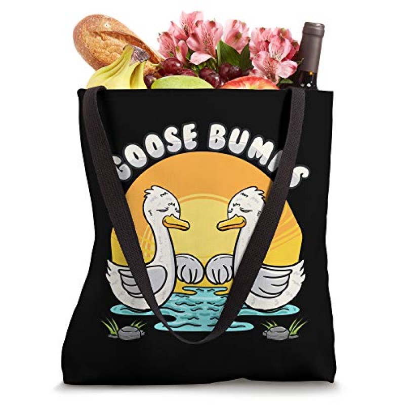 Goose Bumps Funny Goose 동물 농담 말장난 동물 애호가 선물 토트 백