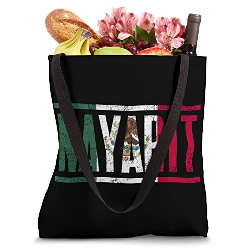 Nayarit with Mexico Flag 토트백
