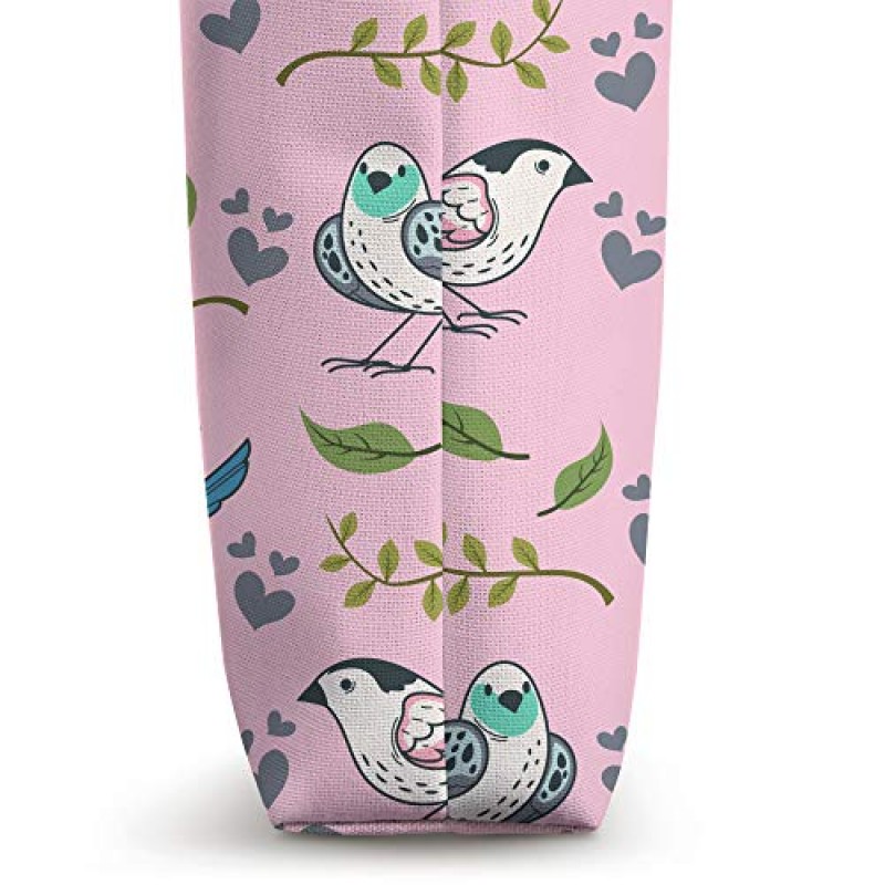 새 패턴 Birder Birding Bird Lover 조류 관찰 선물 토트 백