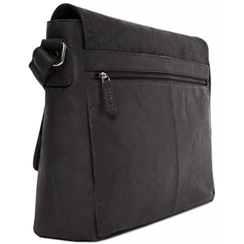 LEABAGS 아카풀코 정품 버팔로가죽 숄더백 I 빈티지룩 I 15인치 노트북 I 오피스 메신저백 I 브리프케이스