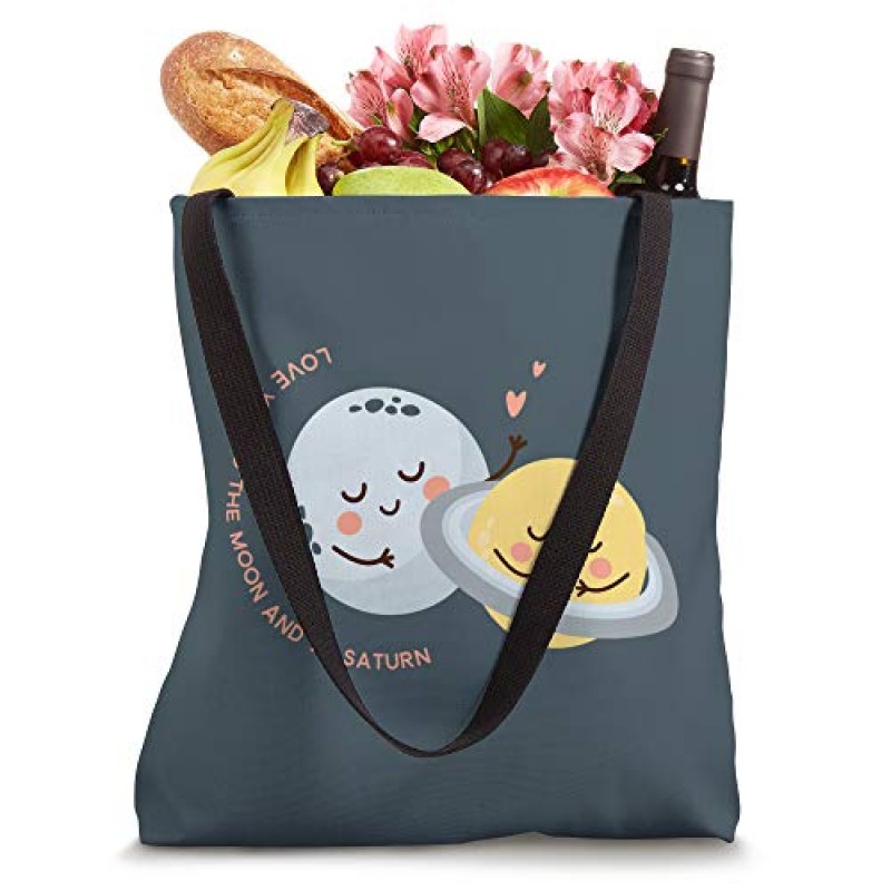 달과 토성까지 사랑해 토트백