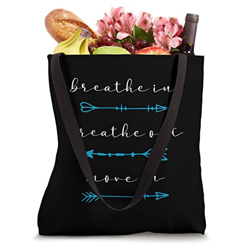 숨을 들이쉬고 내쉬세요 - Spiritual Inspirational Tote Bag