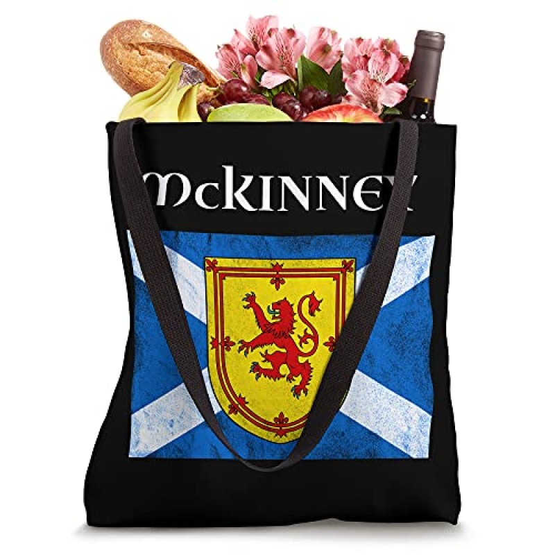Mckinney Clan 스코틀랜드 이름 스코틀랜드 국기 토트 백